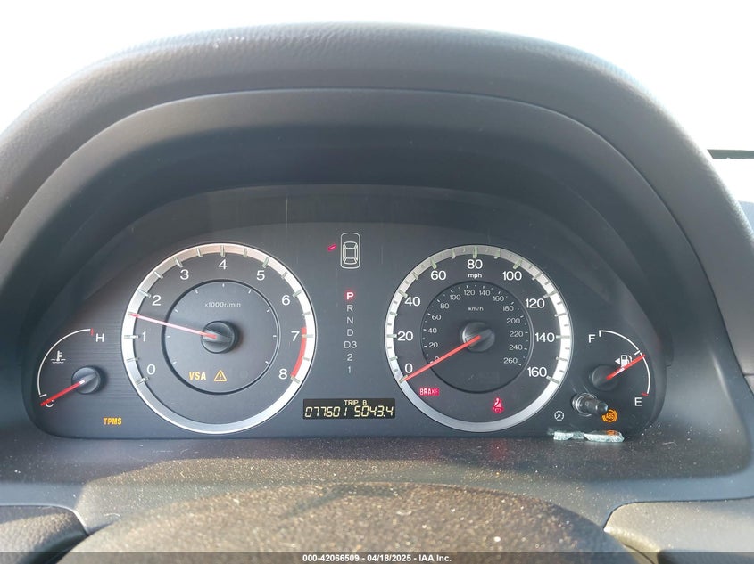 2009 HONDA ACCORD VIN: 1HGCP26369A156476