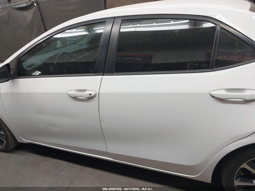 2018 TOYOTA COROLLA VIN: 2T1BURHE7JC030797