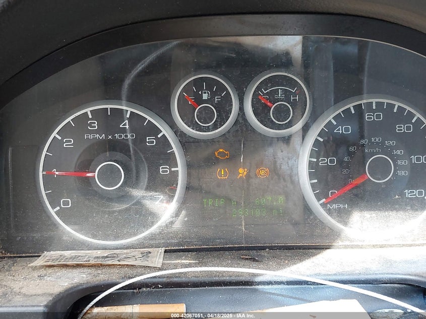 2009 FORD FUSION VIN: 3FAHP07Z89R187185
