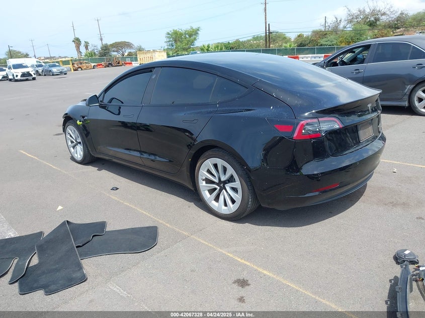 2022 TESLA MODEL 3 VIN: 5YJ3E1EB8NF197023