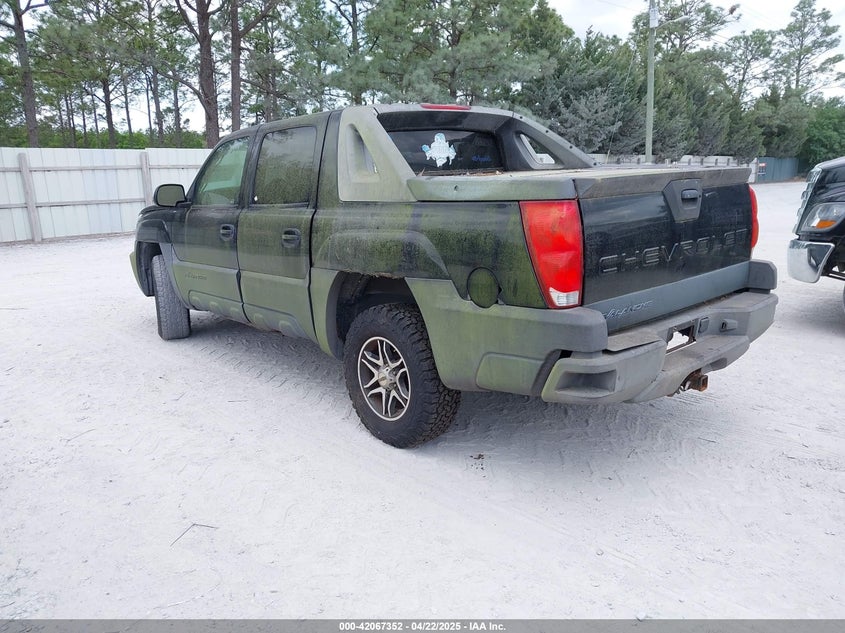 2006 CHEVROLET AVALANCHE 1500 VIN: 3GNEK12Z36G127791