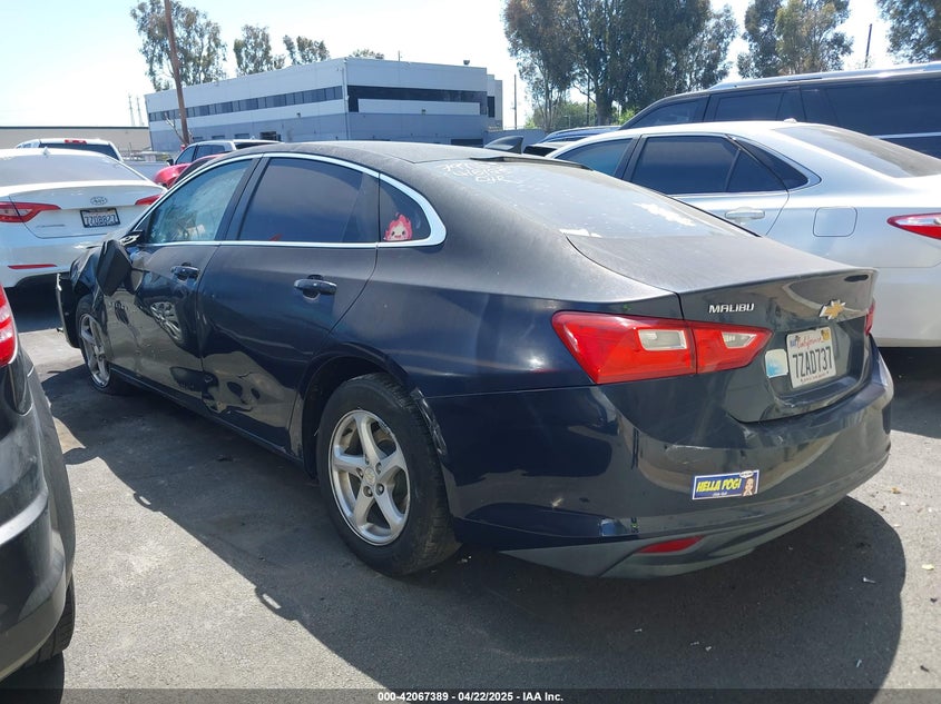 2016 CHEVROLET MALIBU VIN: 1G1ZB5STXGF169657