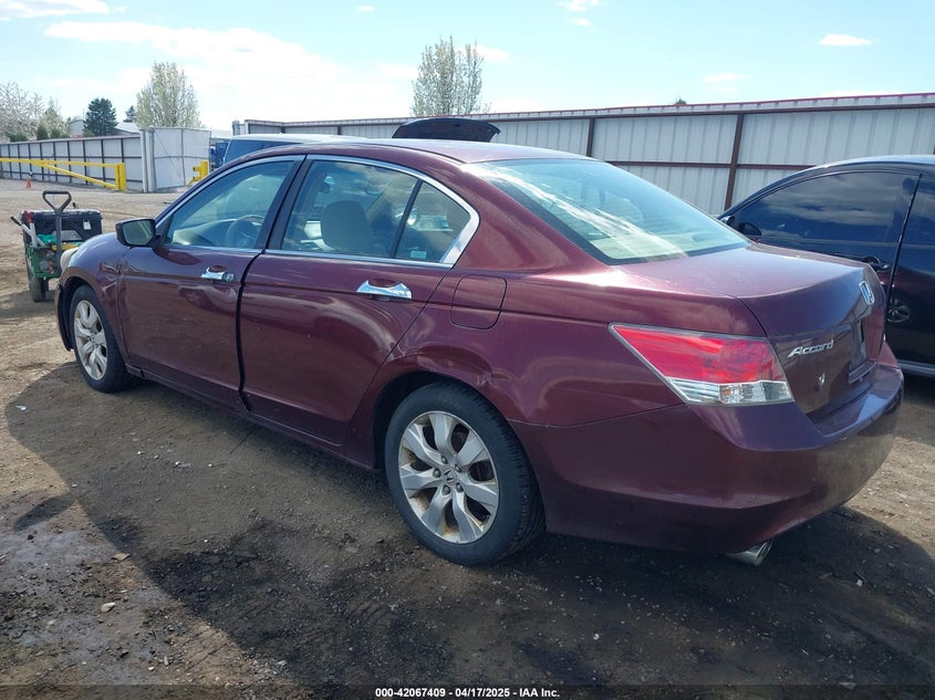 2008 HONDA ACCORD VIN: 1HGCP36758A011517