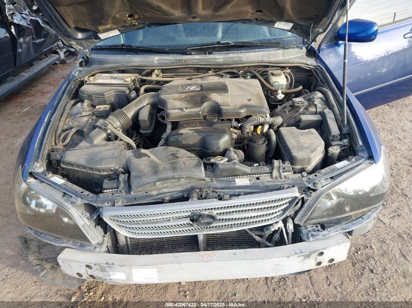 2001 Lexus Is VIN: 0JTHBD18221002934 Lot: 42067420