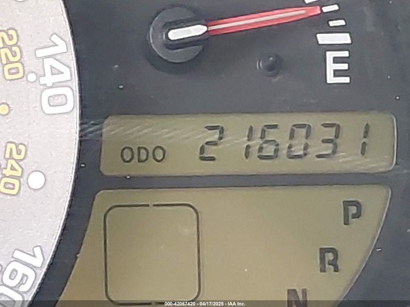 2001 Lexus Is VIN: 0JTHBD18221002934 Lot: 42067420