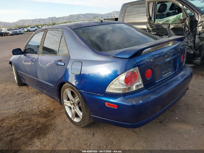 2001 Lexus Is VIN: 0JTHBD18221002934 Lot: 42067420