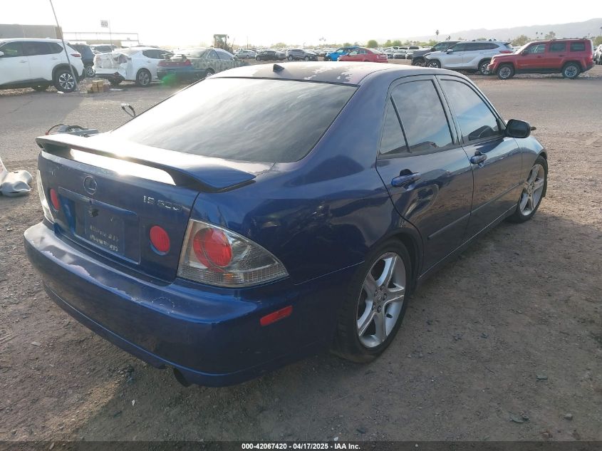 2001 Lexus Is VIN: 0JTHBD18221002934 Lot: 42067420