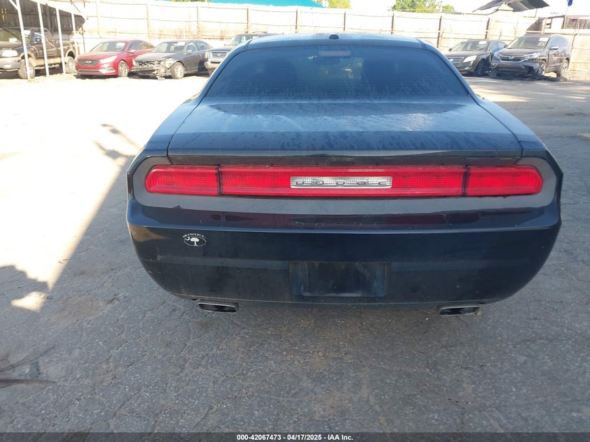 2013 DODGE CHALLENGER VIN: 2C3CDYAG4DH562498