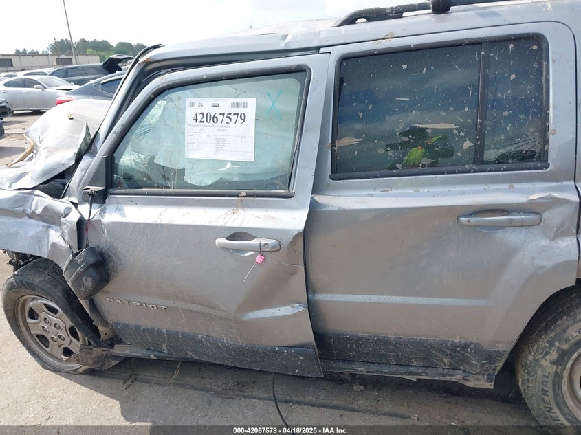 2017 JEEP PATRIOT SPORT FWD - 1C4NJPBA8HD116584