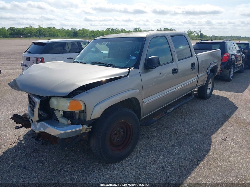 2003 GMC Sierra 1500Hd Sle grey truck gasoline 1GTGC13U13F104587 photo #3