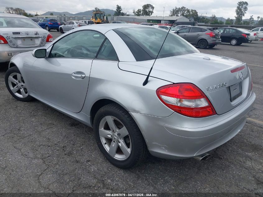2006 Mercedes-Benz Slk 280 VIN: WDBWK54F26F130107 Lot: 42067876