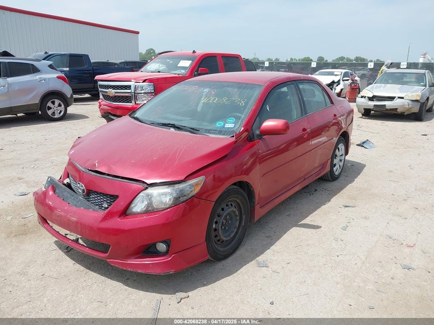 2009 TOYOTA COROLLA VIN: 1NXBU40E19Z161524
