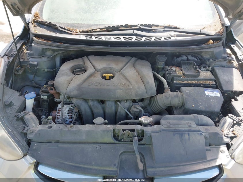 2012 HYUNDAI ELANTRA VIN: KMHDH4AEXCU411894
