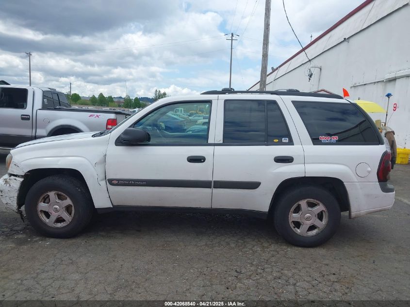 2003 Chevrolet Trailblazer Ls VIN: 1GNDT13S032237177 Lot: 42068540