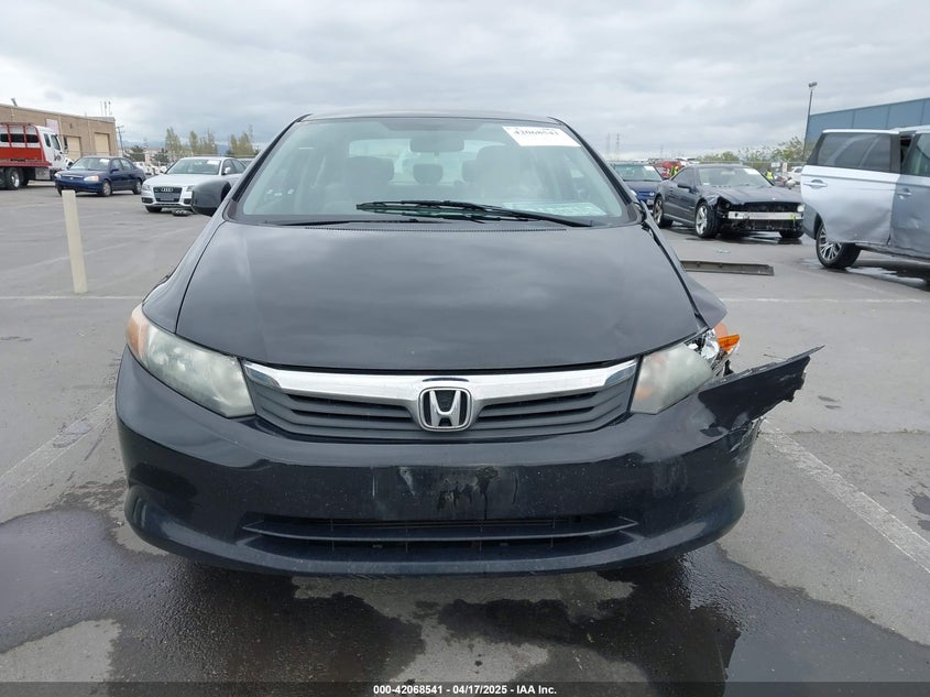 2012 HONDA CIVIC VIN: 2HGFB2F53CH591445