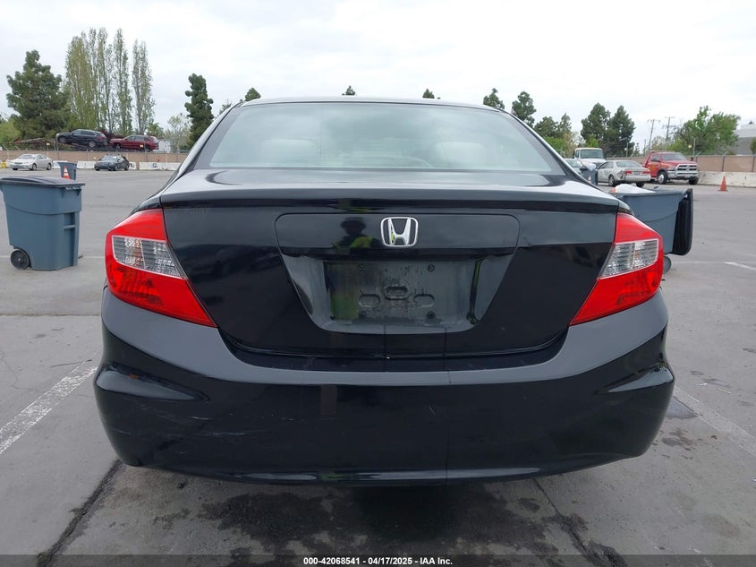 2012 HONDA CIVIC VIN: 2HGFB2F53CH591445