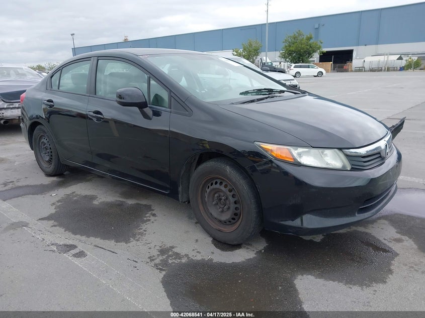 2012 HONDA CIVIC VIN: 2HGFB2F53CH591445