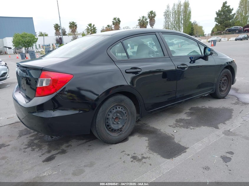 2012 HONDA CIVIC VIN: 2HGFB2F53CH591445