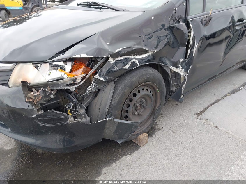 2012 HONDA CIVIC VIN: 2HGFB2F53CH591445