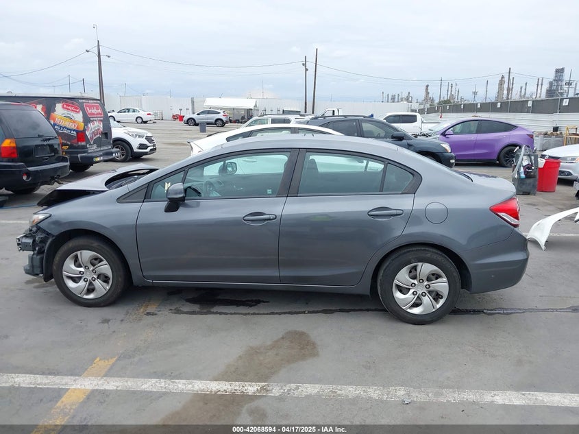 2013 HONDA CIVIC VIN: 19XFB2F59DE232287