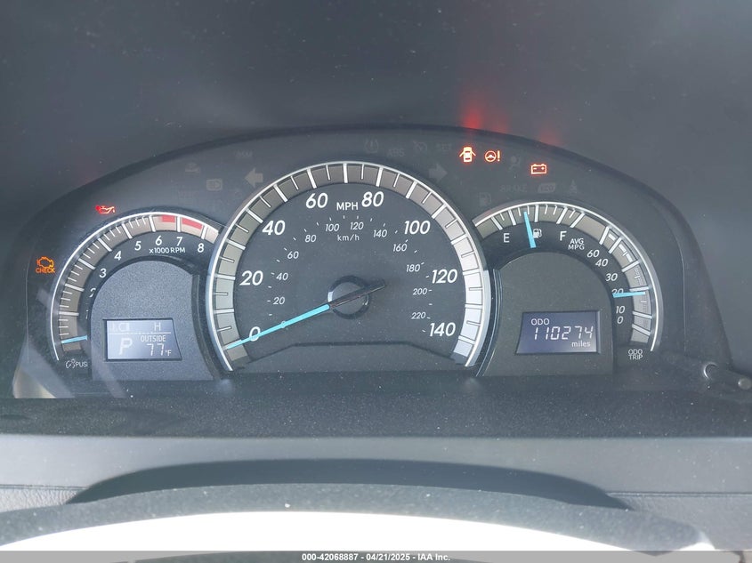 2014 TOYOTA CAMRY VIN: 4T1BF1FK2EU843070