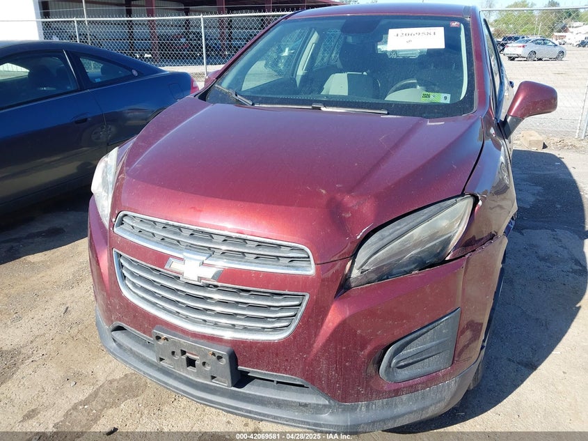 2016 CHEVROLET TRAX VIN: 3GNCJKSB7GL276376