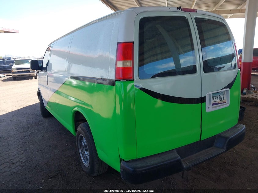 2008 CHEVROLET EXPRESS VIN: 1GCFG15X581121968
