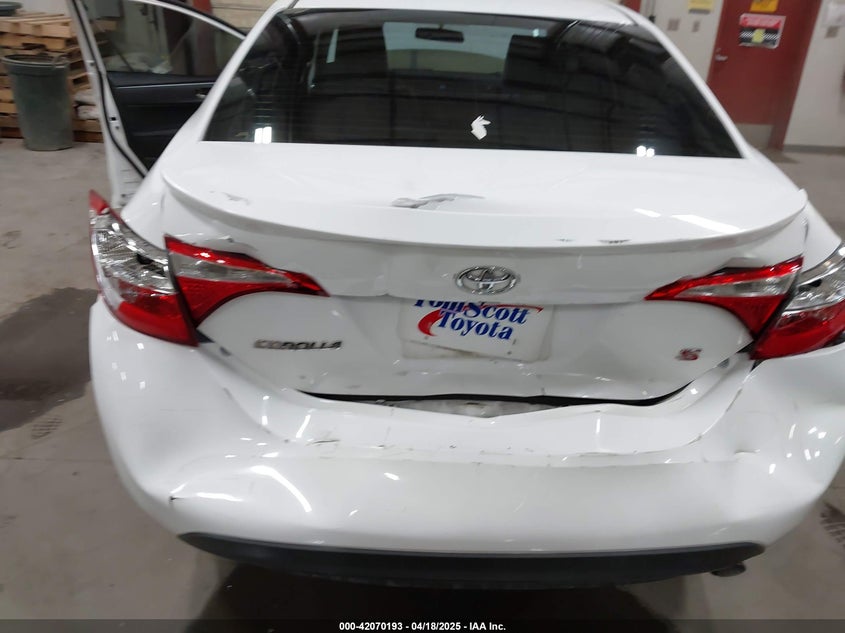 2015 TOYOTA COROLLA L/LE/LE PLS/PRM/S/S PLS - 5YFBURHE2FP347927