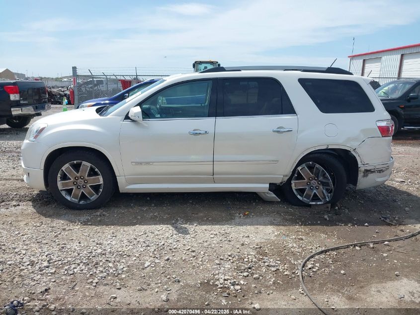2012 GMC Acadia Denali VIN: 1GKKVTED7CJ224AD8 Lot: 42070496