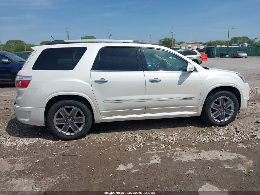 2012 GMC Acadia Denali VIN: 1GKKVTED7CJ224AD8 Lot: 42070496