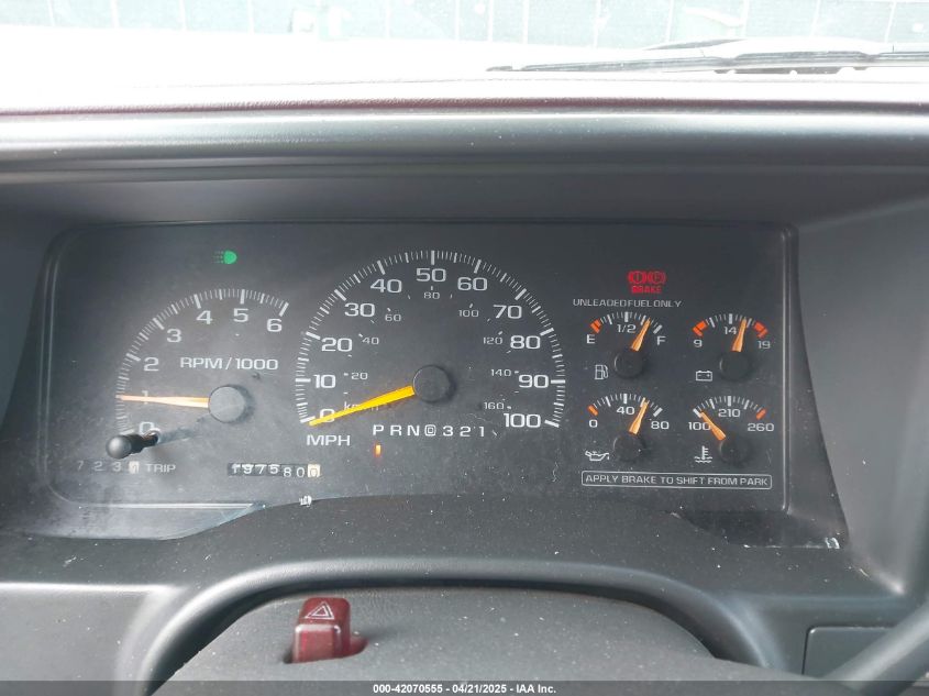 1997 Chevrolet Suburban 1500 VIN: 3GNFK16R8VG144969 Lot: 42070555