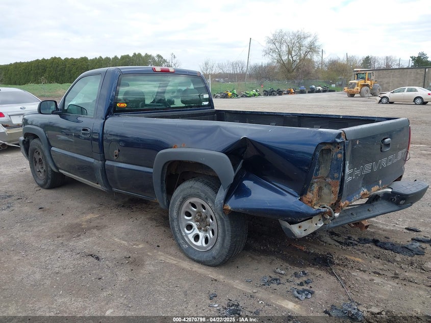 2007 CHEV SILVERADO VIN: 3GCEC14X27G237881