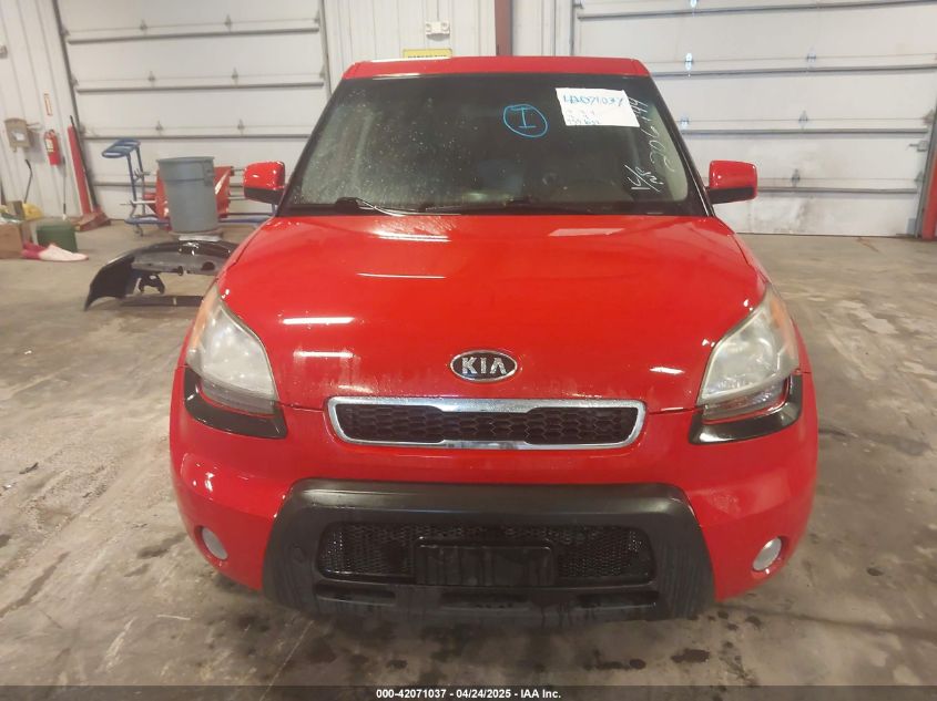 2011 Kia Soul + VIN: KNDJT2A20B7206744 Lot: 42071037