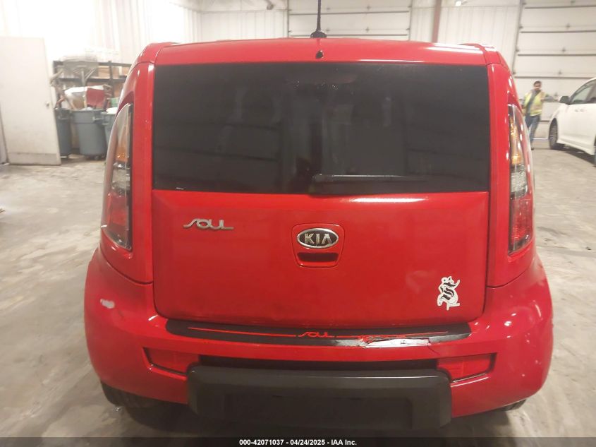 2011 Kia Soul + VIN: KNDJT2A20B7206744 Lot: 42071037