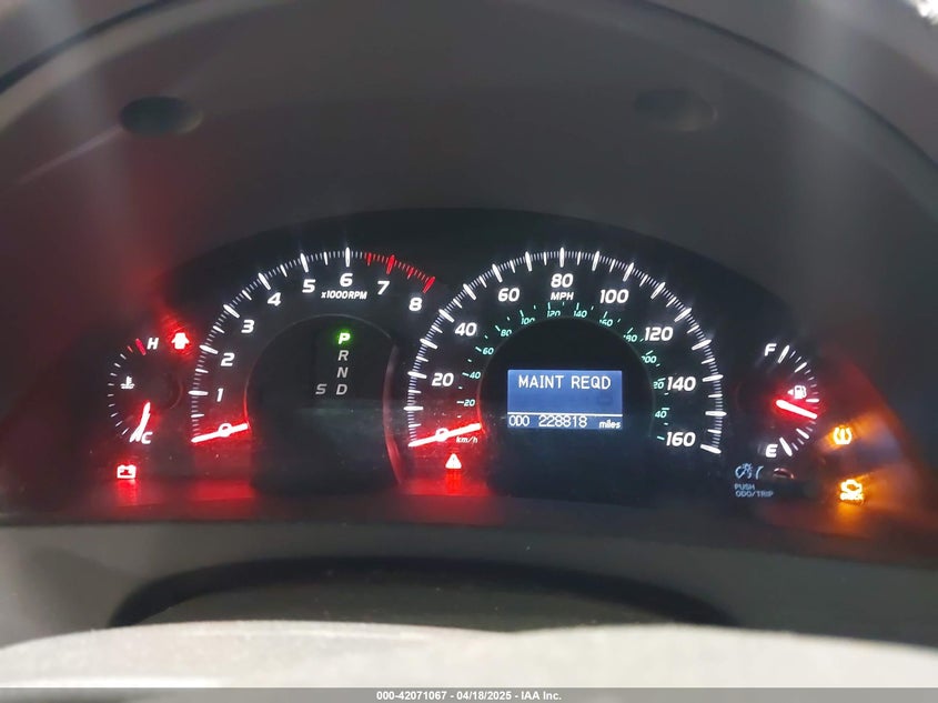 2008 TOYOTA CAMRY VIN: 4T1BK46K18U071033