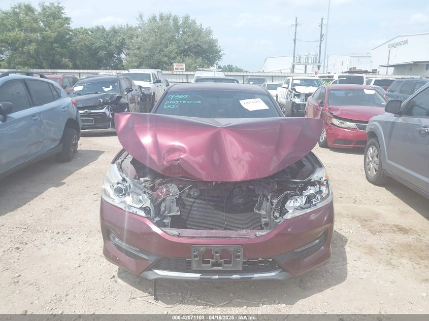 2017 HONDA ACCORD VIN: 1HGCR2F16HA100058