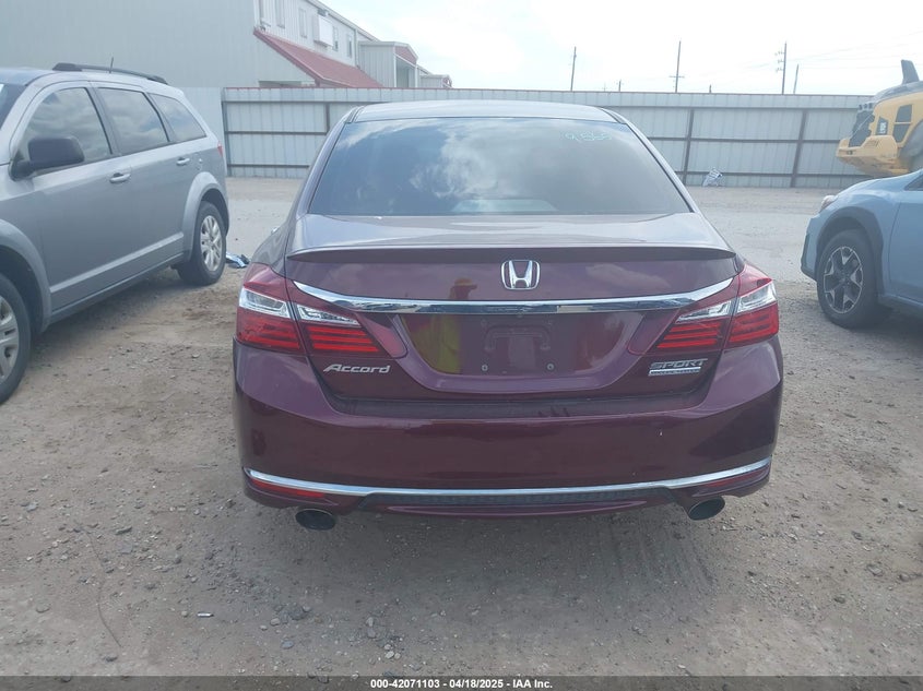 2017 HONDA ACCORD VIN: 1HGCR2F16HA100058