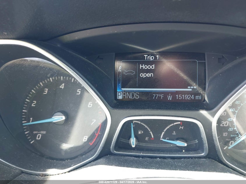 2012 FORD FOCUS VIN: 1FAHP3M22CL213780