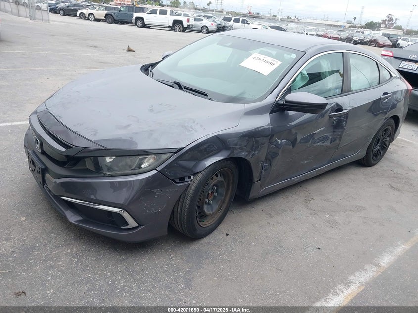 2020 HONDA CIVIC VIN: 2HGFC2F63LH530442