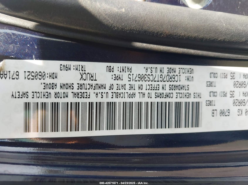 2012 RAM 1500 VIN: 1C6RD7GT7CS306715