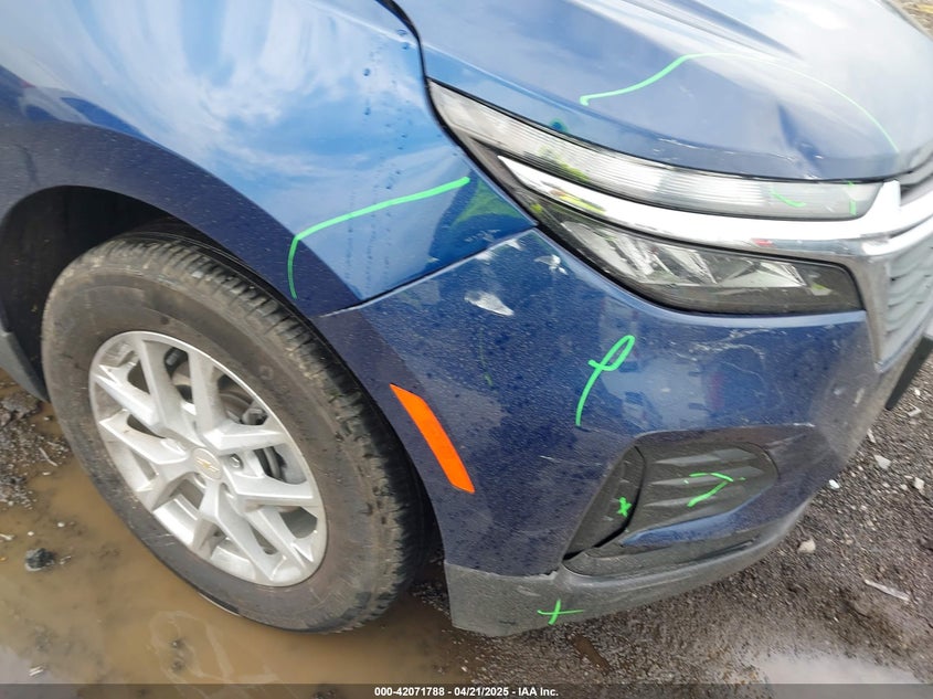 2022 CHEVROLET EQUINOX VIN: 3GNAXHEV1NS158762