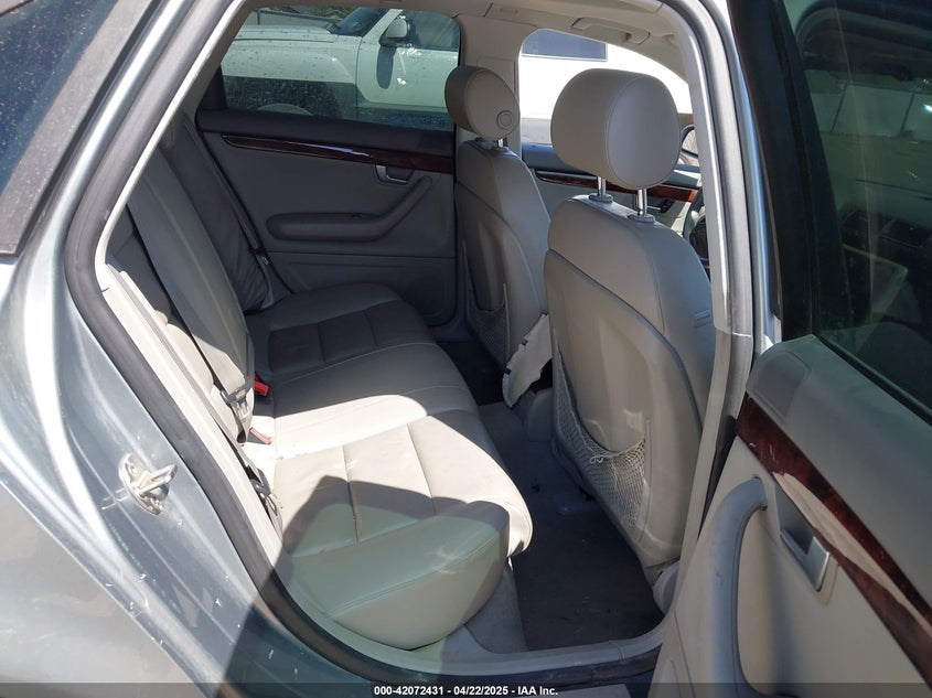2006 AUDI A4 VIN: WAUDF78E06A256549