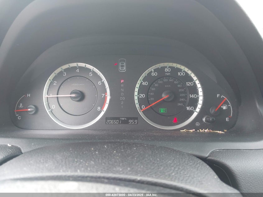 2012 HONDA ACCORD VIN: 1HGCP2F66CA195604