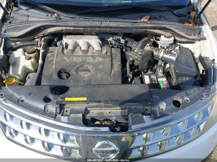 2007 Nissan Murano S VIN: JN8AZ08W77W605258 Lot: 42073637