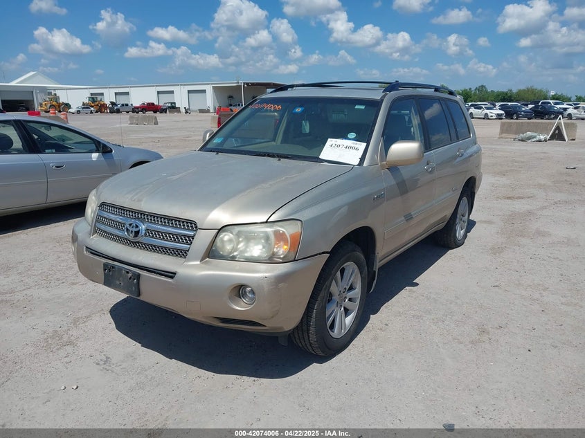 JTEDW21A070019124 2007 TOYOTA HIGHLANDER photo no. 2
