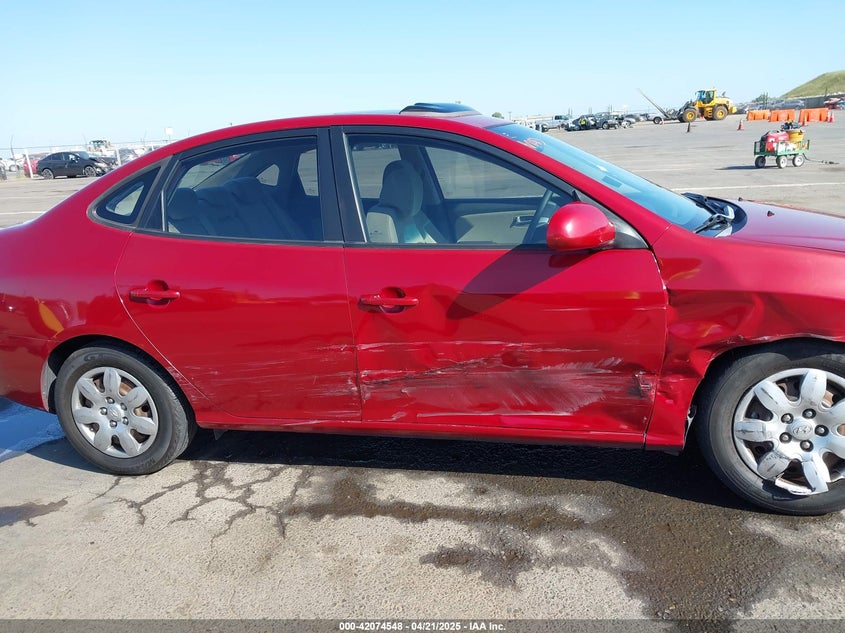 2008 HYUNDAI ELANTRA VIN: KMHDU46D08U375510