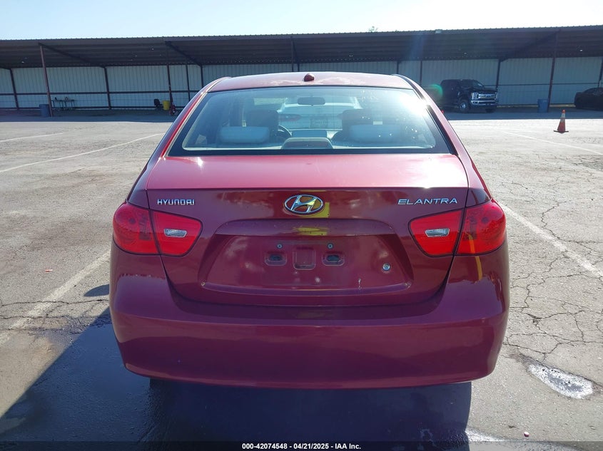 2008 HYUNDAI ELANTRA VIN: KMHDU46D08U375510