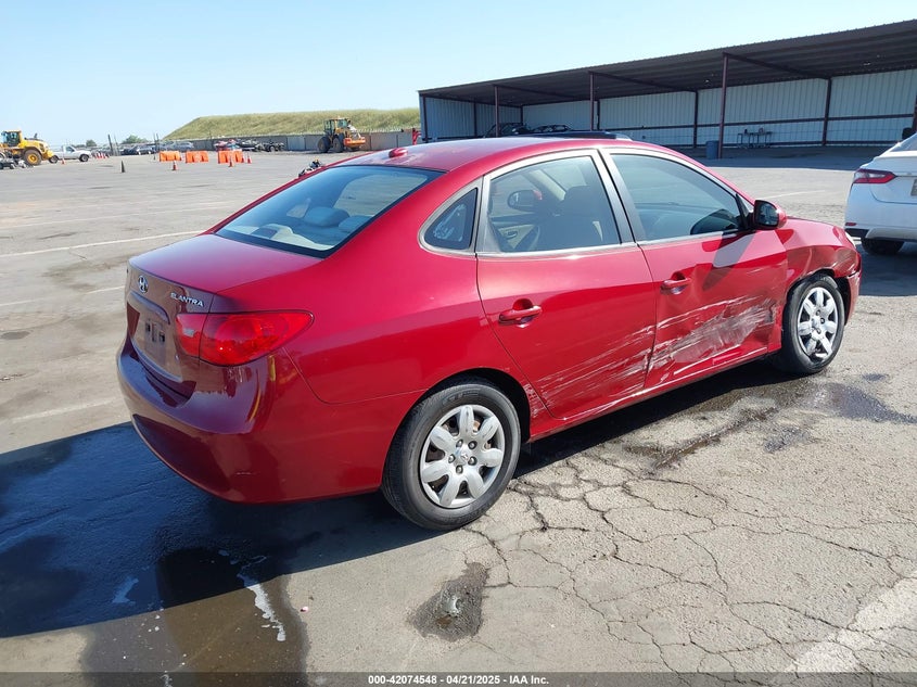 2008 HYUNDAI ELANTRA VIN: KMHDU46D08U375510