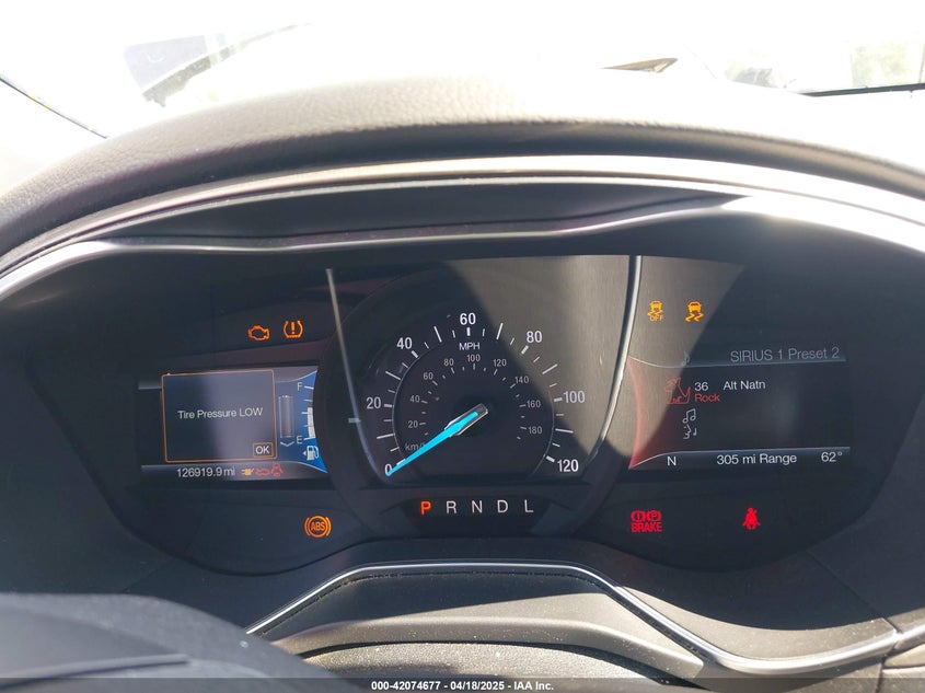 2016 FORD FUSION ENERGI VIN: 3FA6P0PUXGR120810