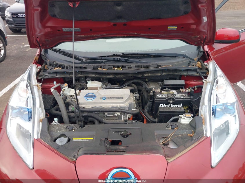 2012 NISSAN LEAF VIN: JN1AZ0CP5CT022293
